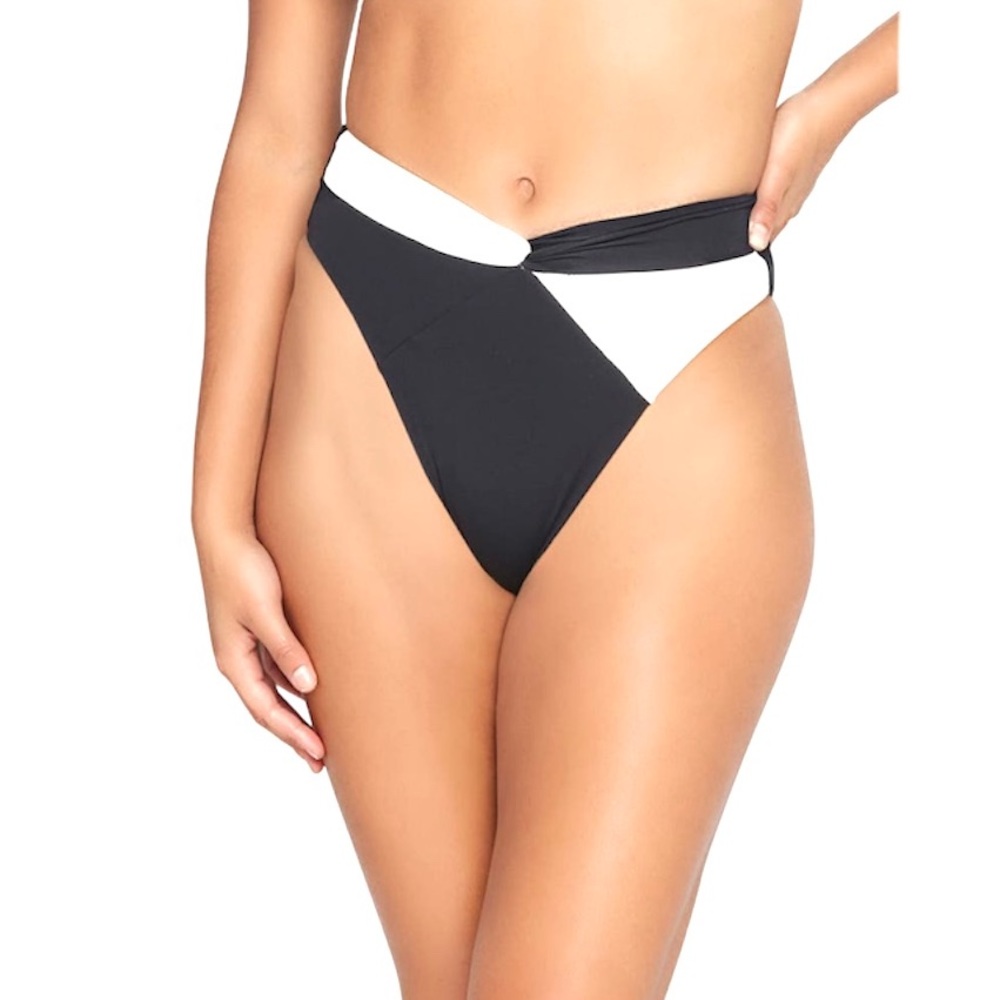 L*SPACE Ringo NEW Bikini Swim Bottom Black NEW